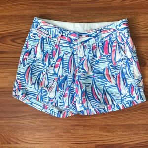 Lilly Pulitzer Red Right Return shorts